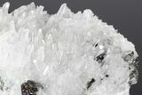 Quartz Crystal Cluster with Sphalerite - Peru #178357-2
